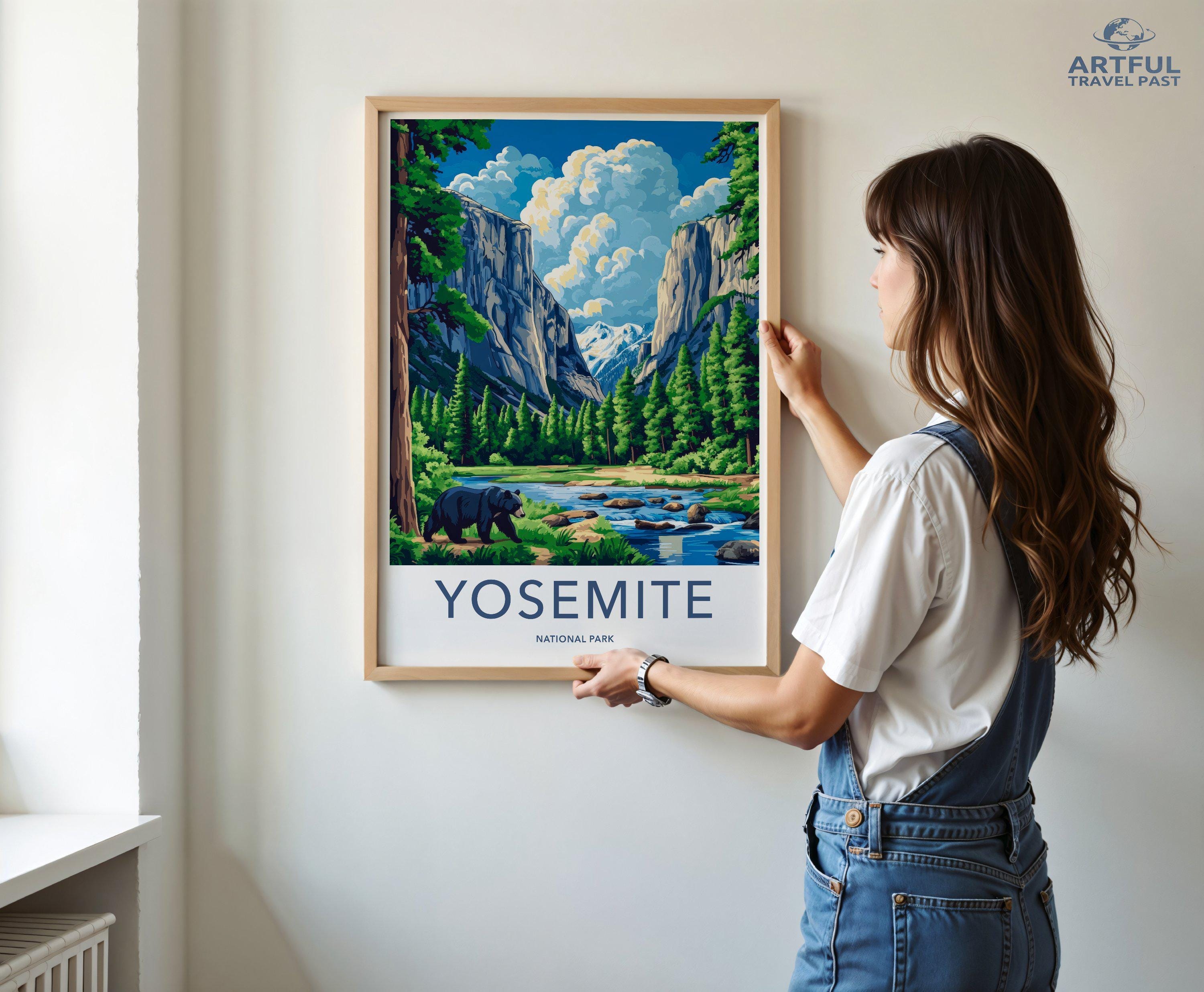 Yosemite National Park Poster | California Wall Art