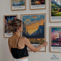 Yosemite Poster - California Wall Art