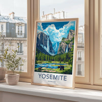 Yosemite Poster - California Wall Art