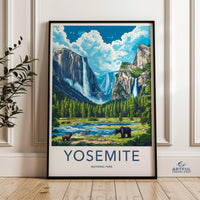 Yosemite Poster - California Wall Art