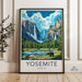 Yosemite Poster - California Wall Art