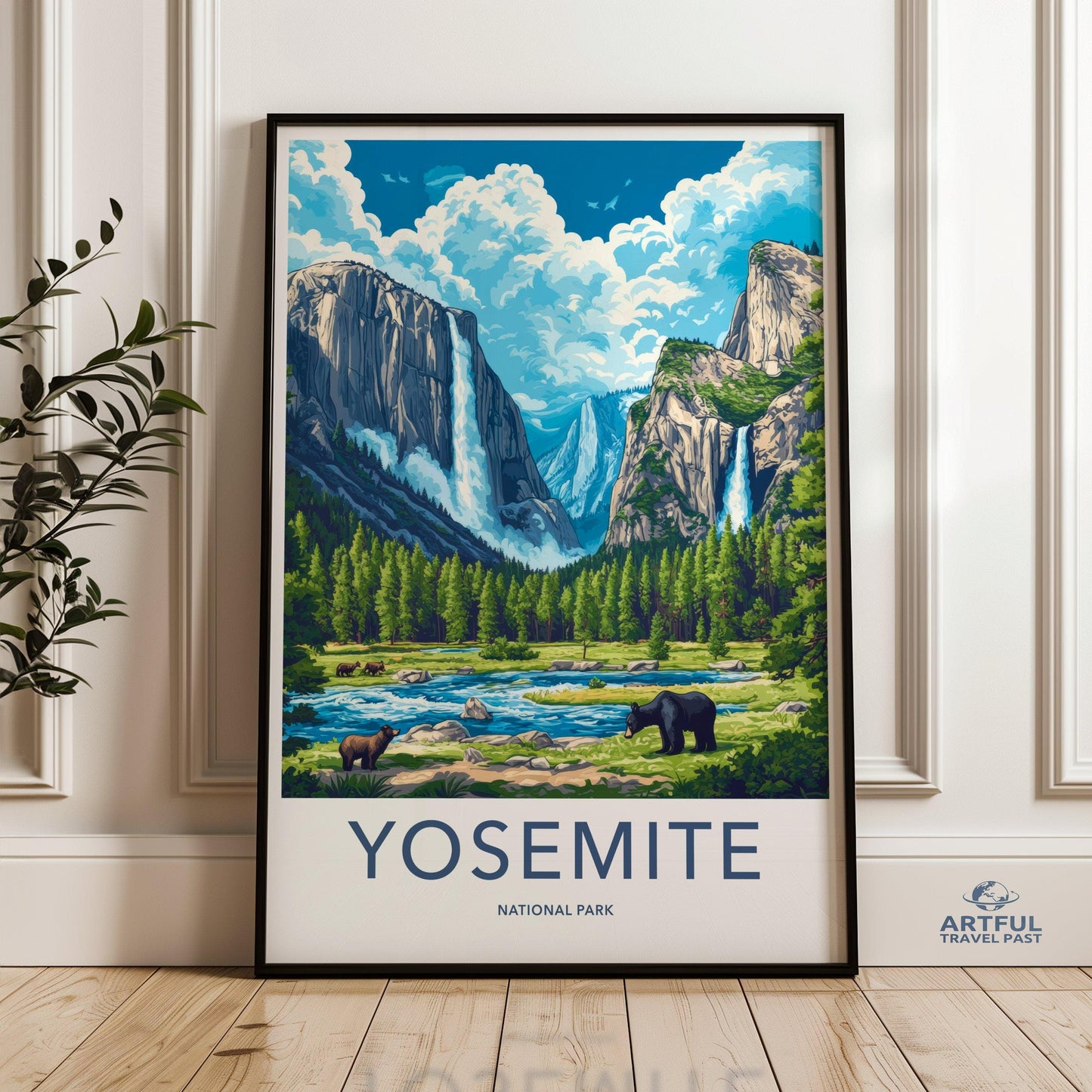 Yosemite Poster - California Wall Art