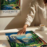 Yosemite Poster - California Wall Art