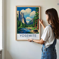 Yosemite Poster - California Wall Art