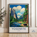 Yosemite Poster - California Wall Art