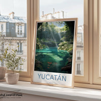 Yucatán Poster | Mexico Wall Art | North America Decor