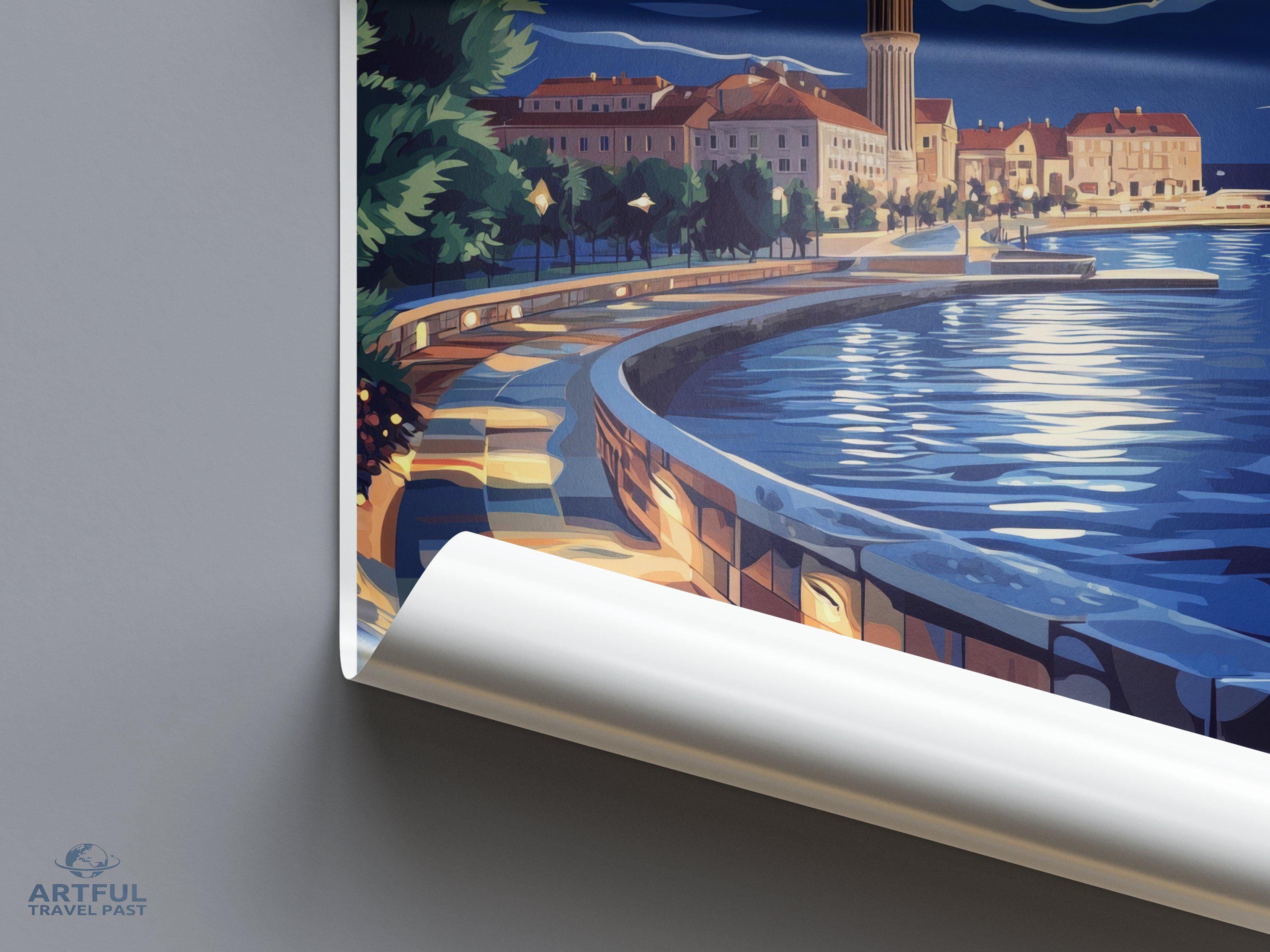 Zadar Poster - Croatia Wall Art