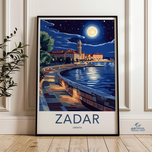 Zadar Poster - Croatia Wall Art