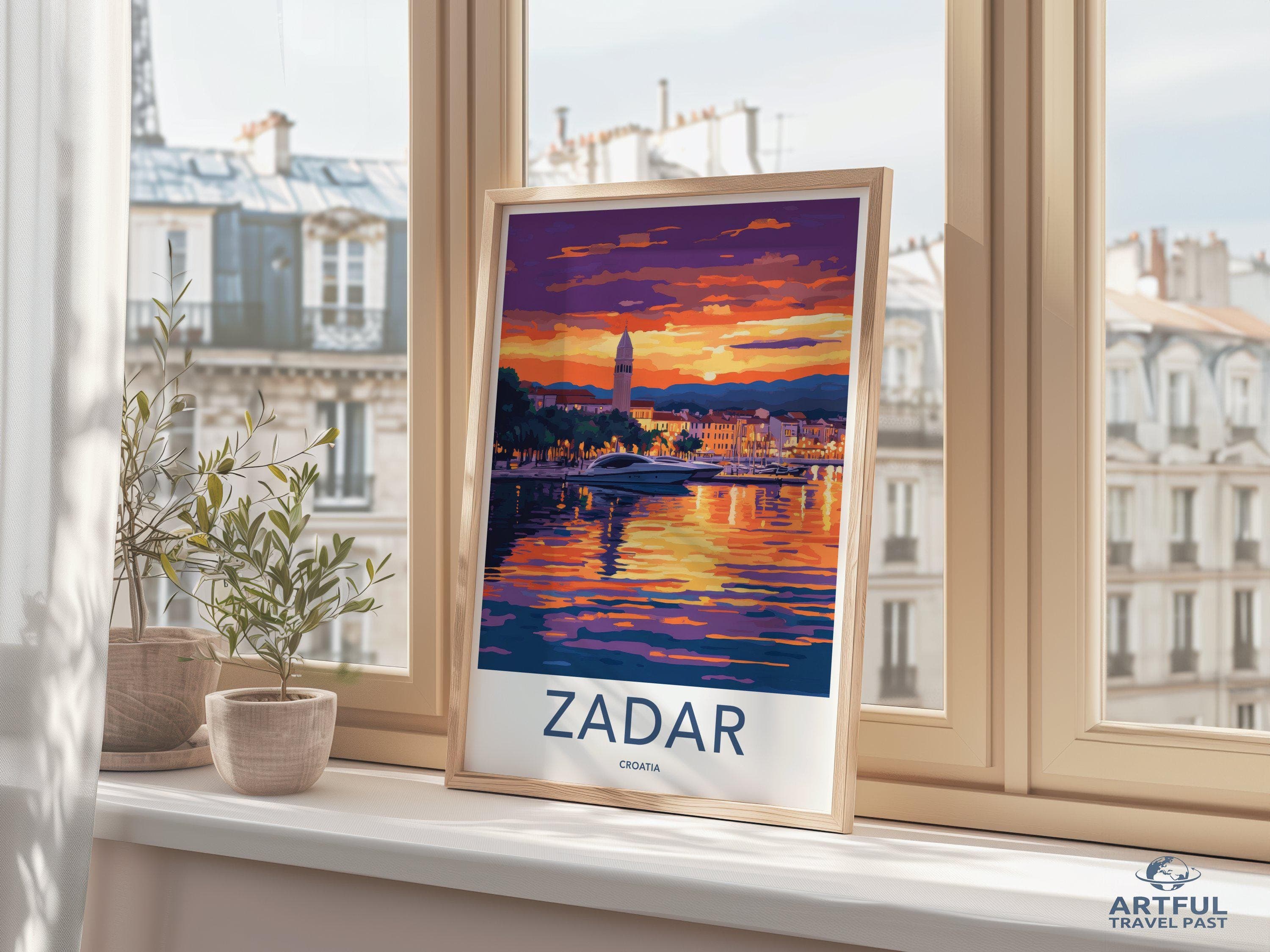 Zadar Poster - Croatia Wall Art