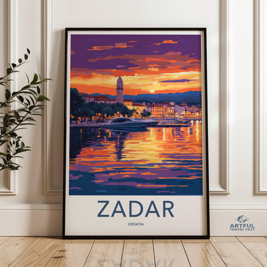 Zadar Poster - Croatia Wall Art