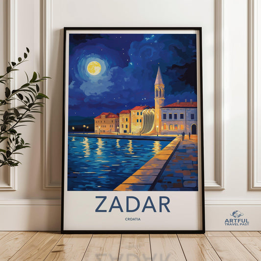 Zadar Poster - Croatia Wall Art