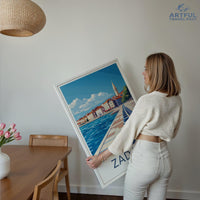 Zadar Poster | Croatia Wall Art | Mediterranean Decor