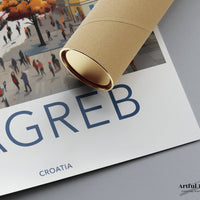 Zagreb Poster - Croatia Wall Art