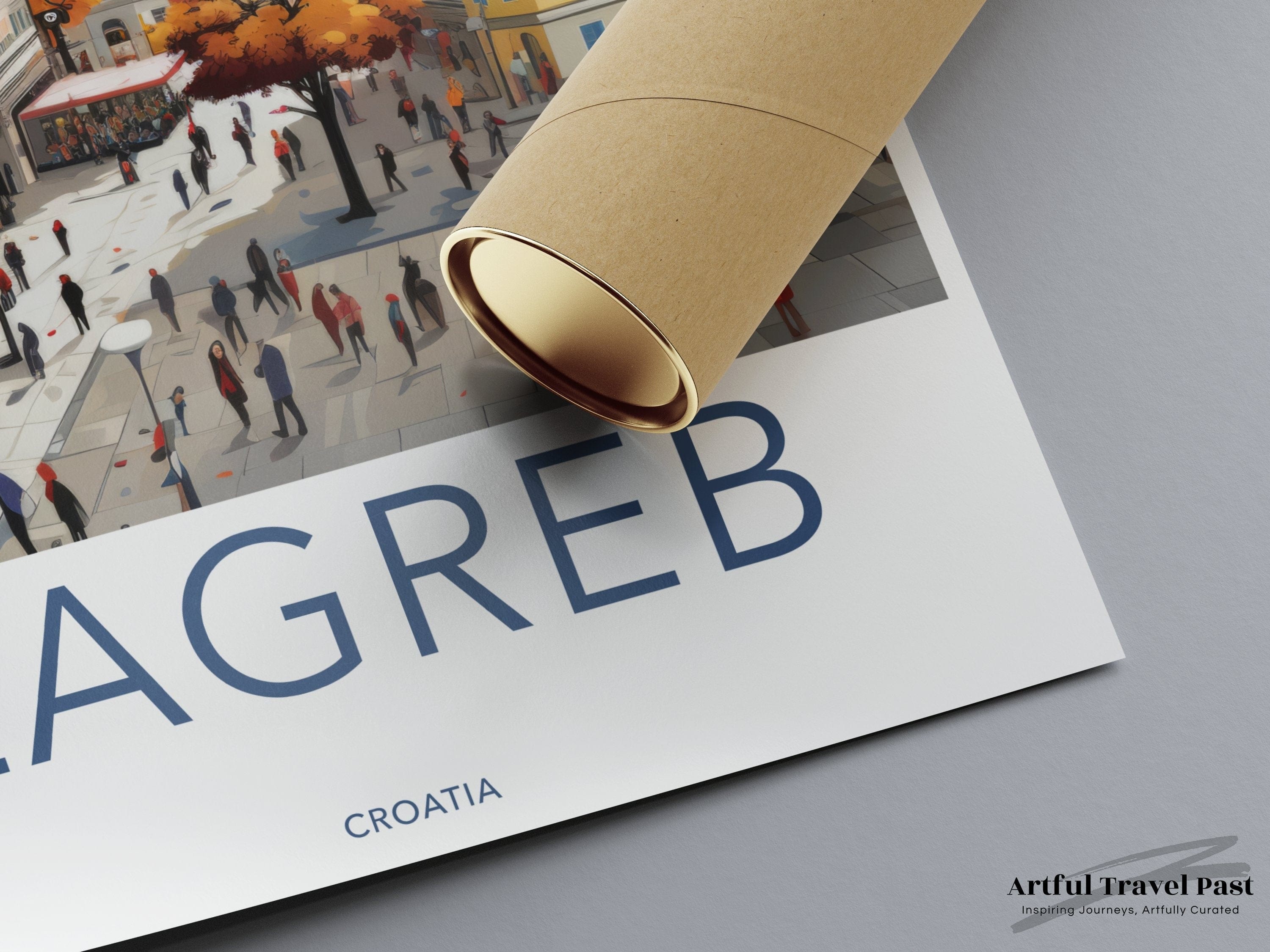 Zagreb Poster - Croatia Wall Art