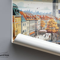Zagreb Poster - Croatia Wall Art