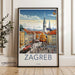 Zagreb Poster - Croatia Wall Art