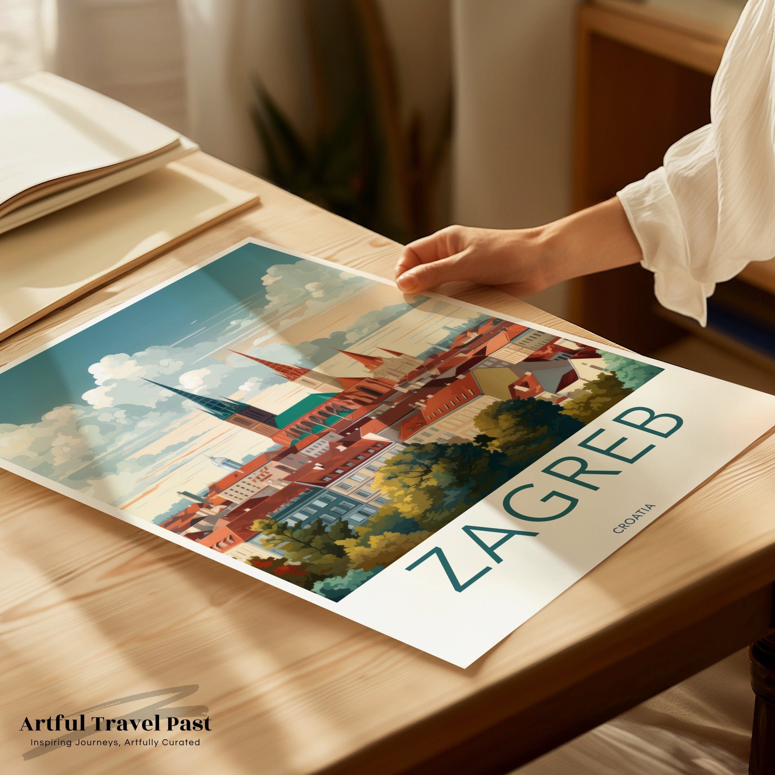 Zagreb Poster - Croatia Wall Art