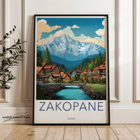 Zakopane Poster - Poland Wall Art