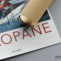 Zakopane Poster | Poland Wall Art | Eastern Europe Artwork