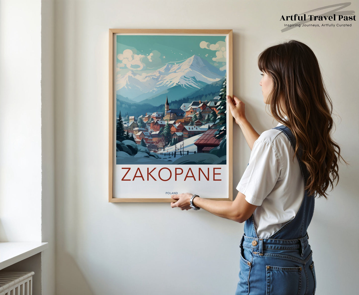 Zakopane Poster | Poland Wall Art | Eastern Europe Artwork