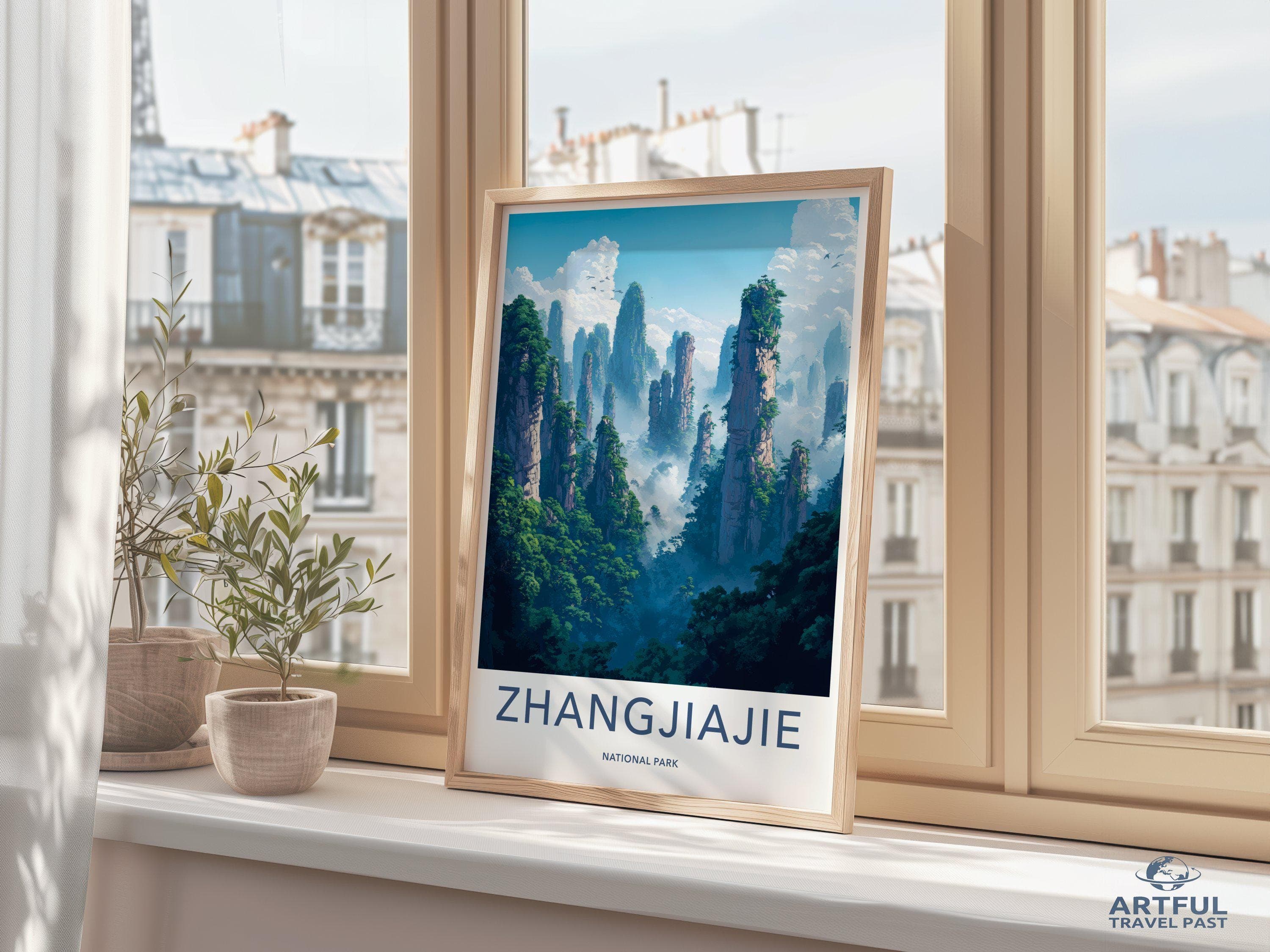 Zhangjiajie National Park Poster | China Wall Art