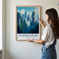 Zhangjiajie National Park Poster | China Wall Art
