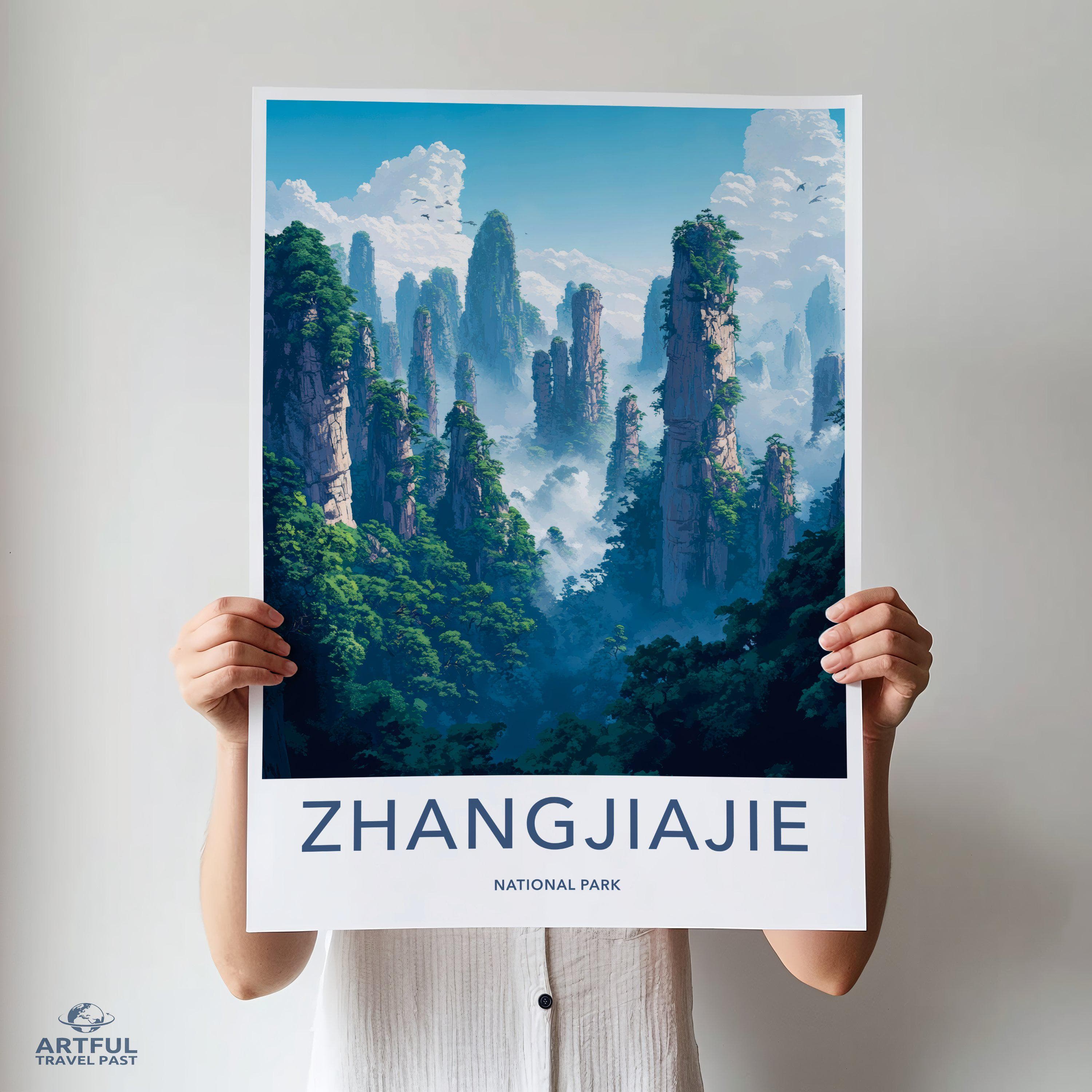 Zhangjiajie National Park Poster | China Wall Art