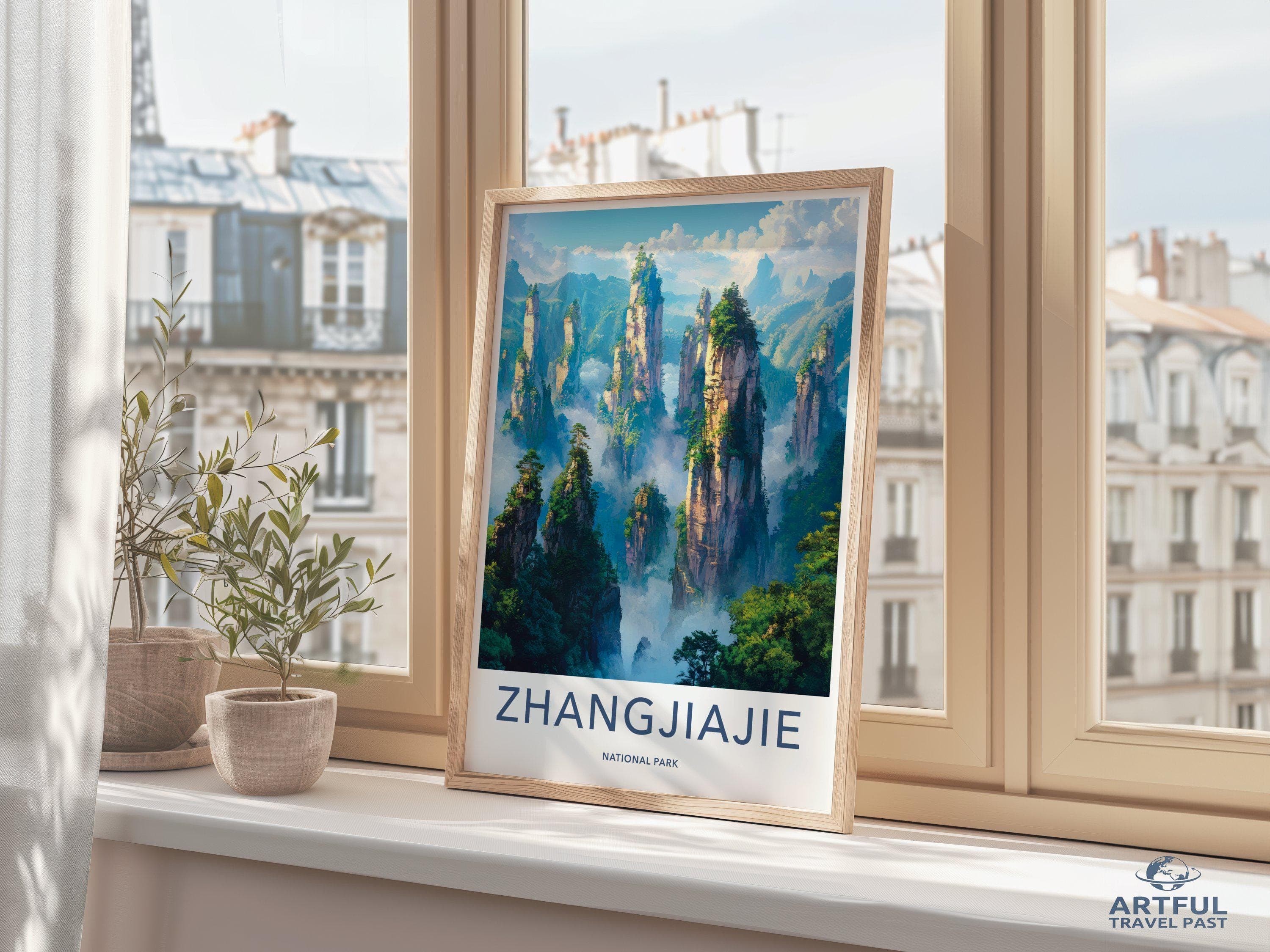 Zhangjiajie National Park Poster | China Wall Art