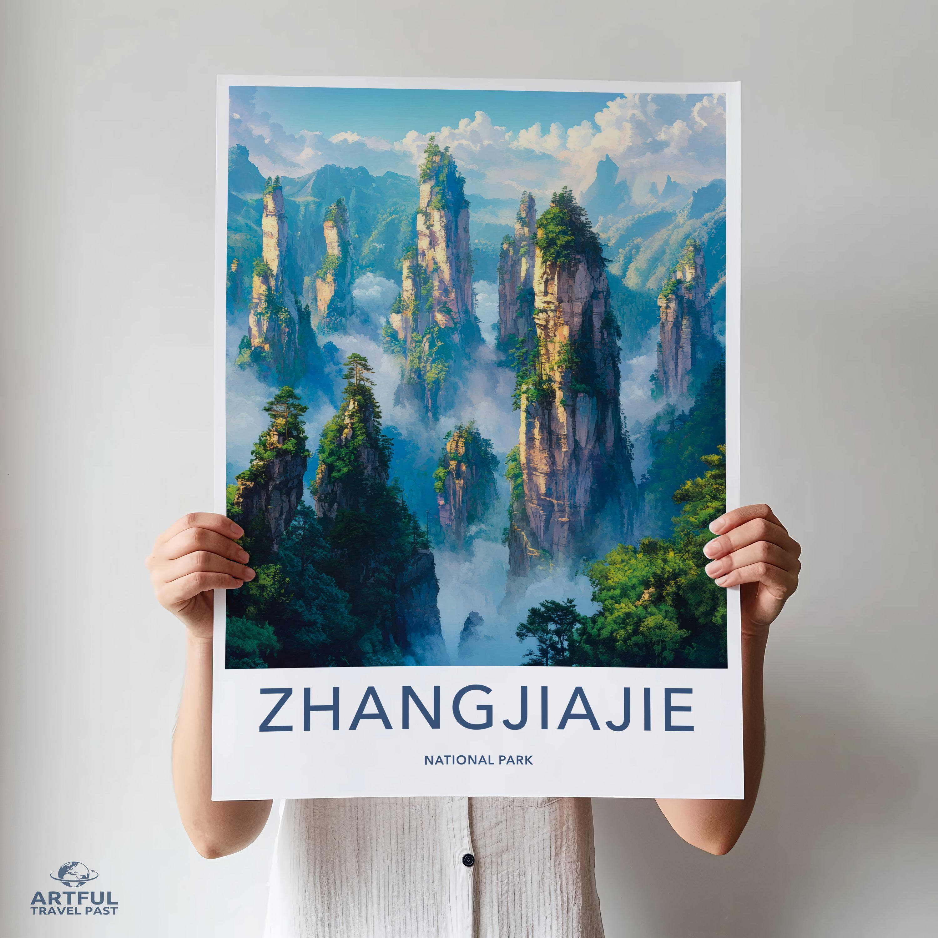 Zhangjiajie National Park Poster | China Wall Art