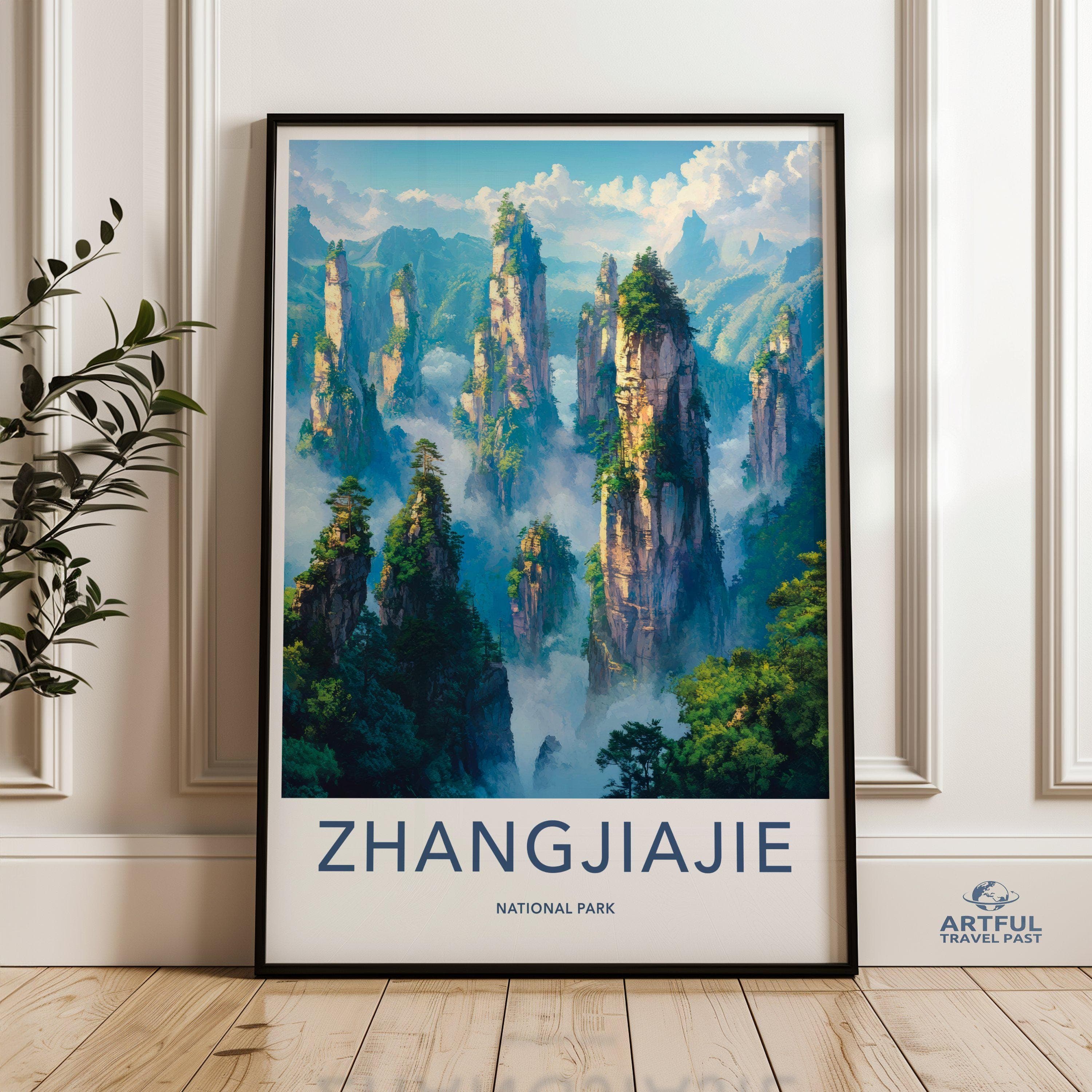 Zhangjiajie National Park Poster | China Wall Art