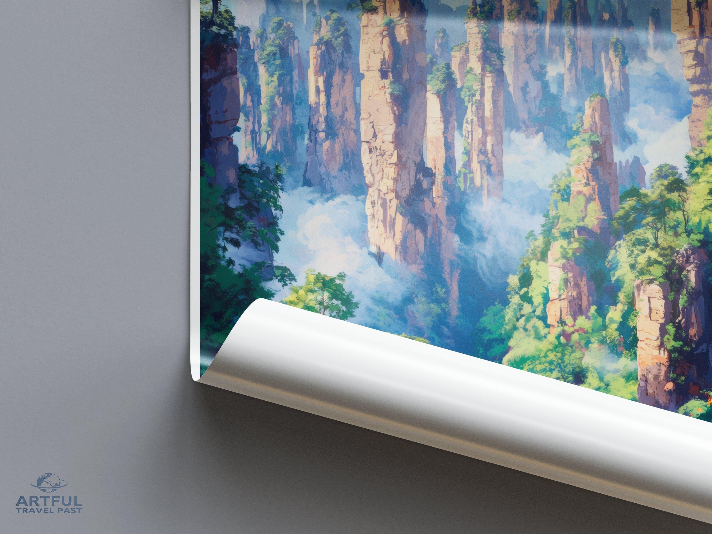 Zhangjiajie National Park Poster | China Wall Art