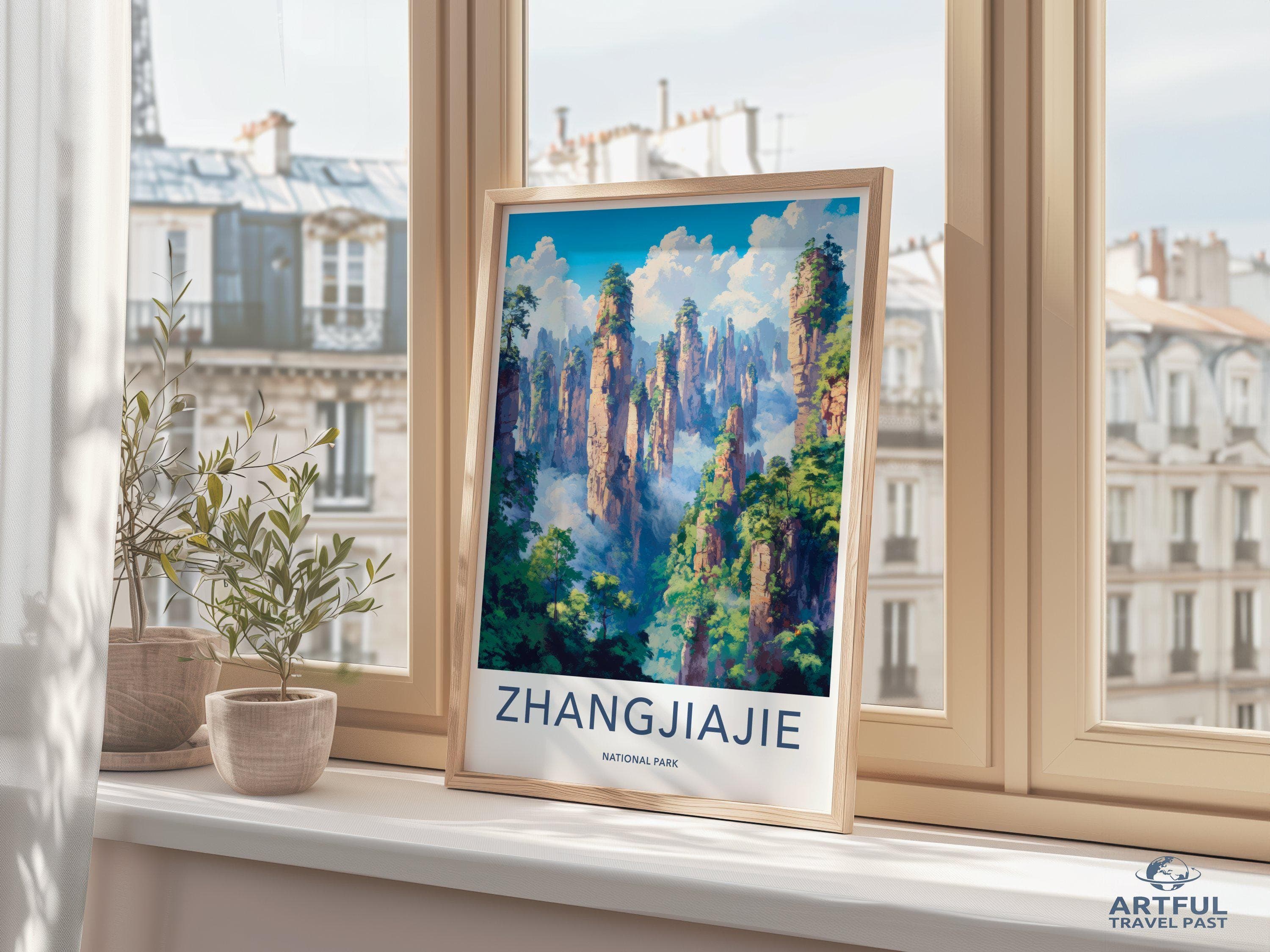 Zhangjiajie National Park Poster | China Wall Art