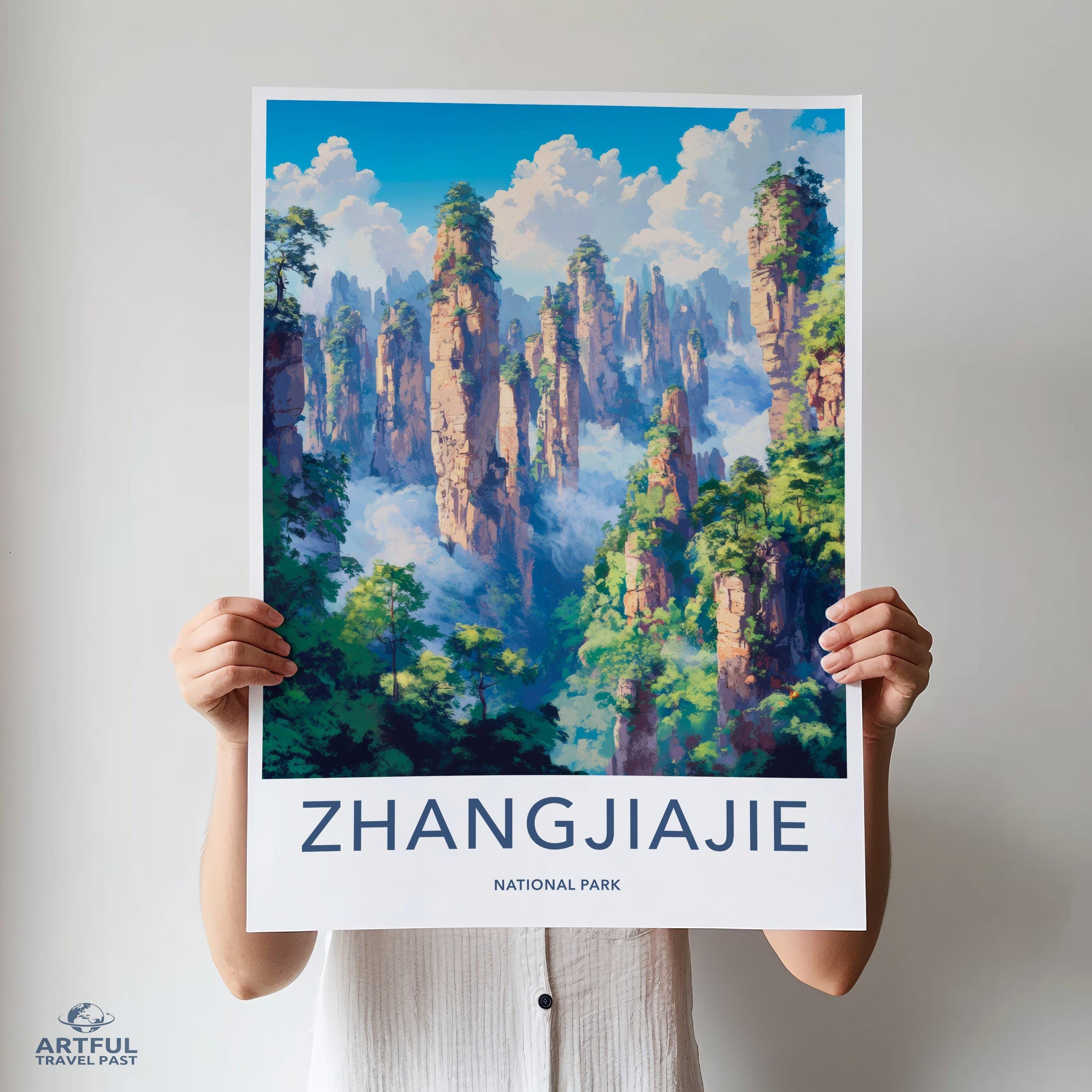 Zhangjiajie National Park Poster | China Wall Art