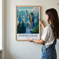 Zhangjiajie Poster - China Wall Art