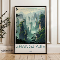 Zhangjiajie Poster - China Wall Art