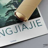 Zhangjiajie Poster | China Wall Art | Asia Decor