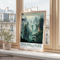 Zhangjiajie Poster | China Wall Art | Asia Decor