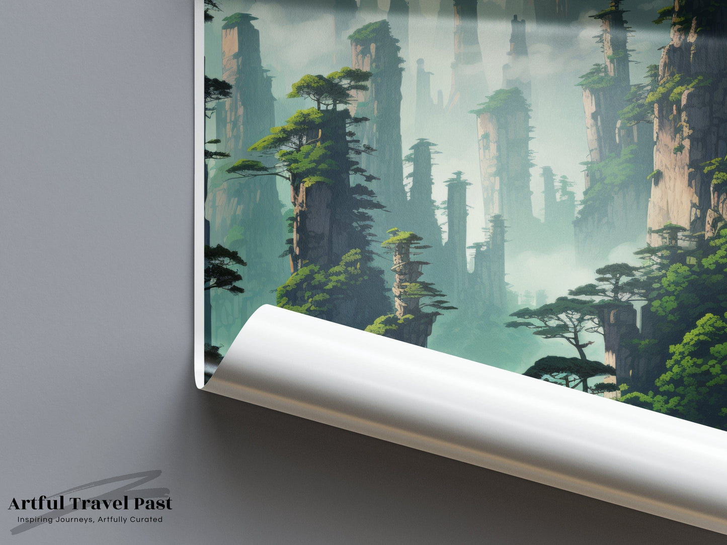 Zhangjiajie Poster | China Wall Art | Asia Decor