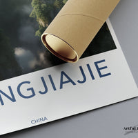 Zhangjiajie Poster | China Wall Art | Asia Decor