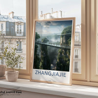 Zhangjiajie Poster | China Wall Art | Asia Decor