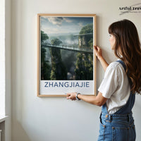 Zhangjiajie Poster | China Wall Art | Asia Decor