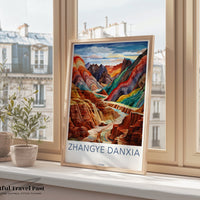 Zhangye Danxia Poster - China Wall Art