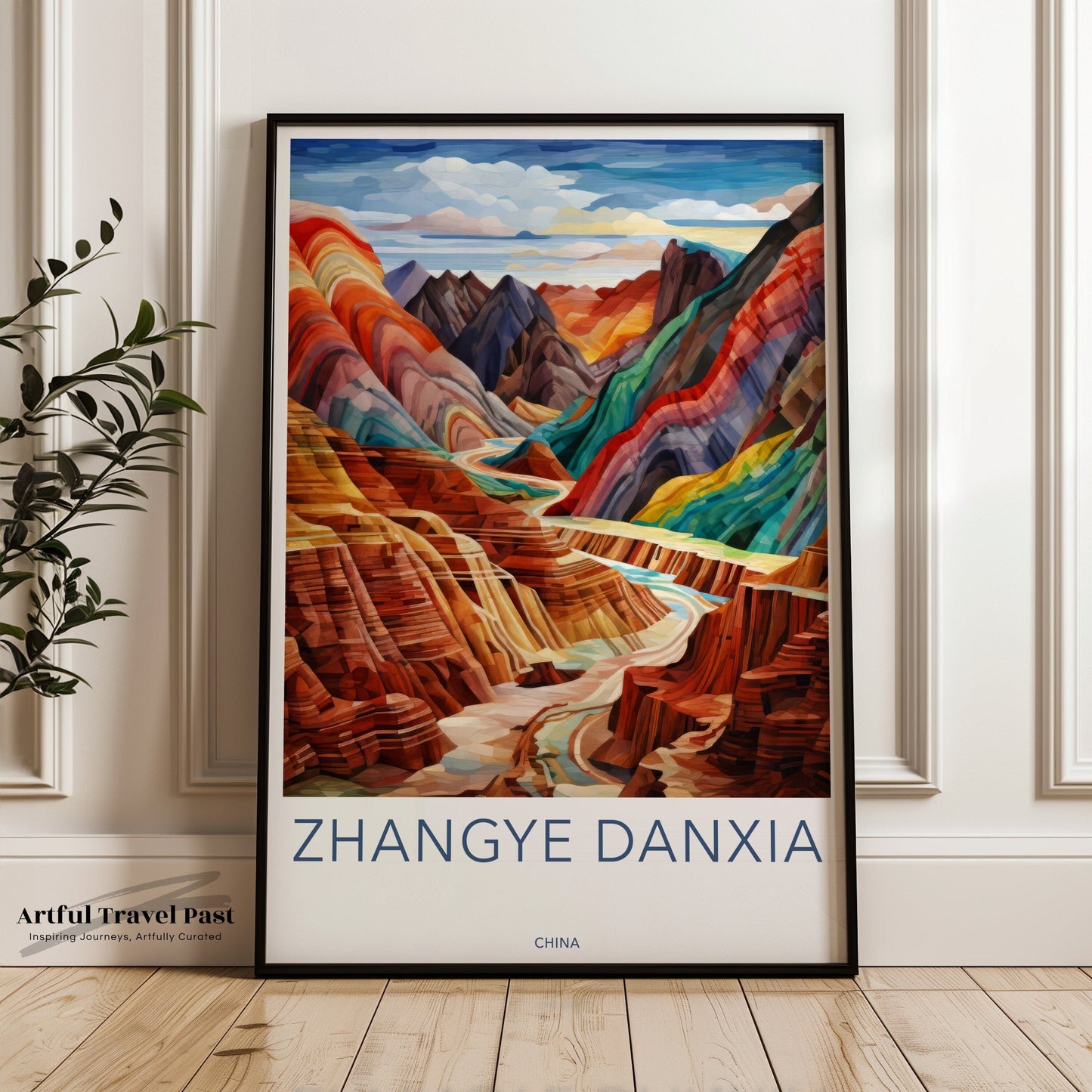 Zhangye Danxia Poster - China Wall Art