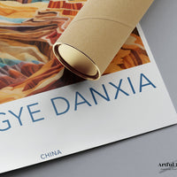 Zhangye Danxia Poster - China Wall Art
