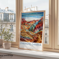 Zhangye Danxia Poster - China Wall Art