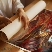 Zhangye Danxia Poster | China Wall Art | Asia Decor