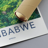 Zimbabwe Poster - Africa Wall Art