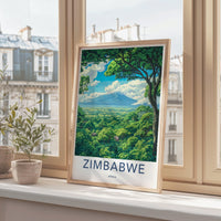 Zimbabwe Poster - Africa Wall Art