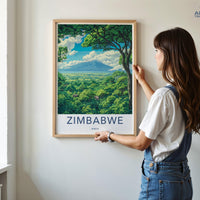 Zimbabwe Poster - Africa Wall Art