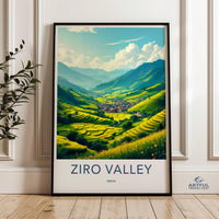 Ziro Valley Poster - India Wall Art